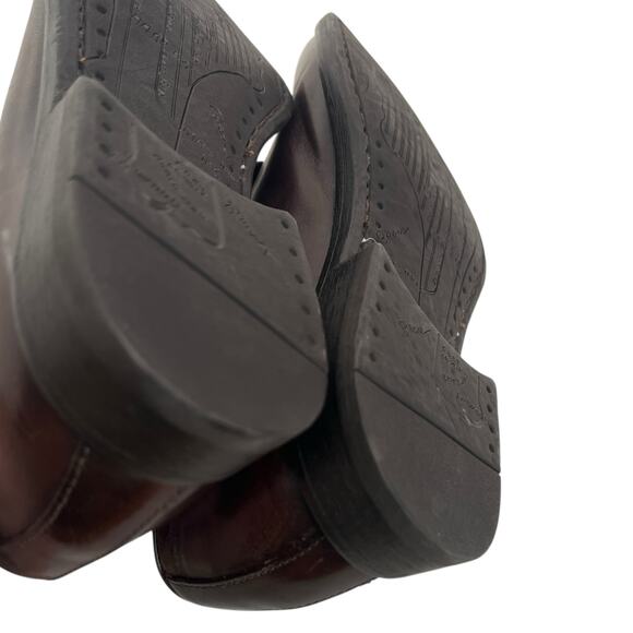 To Boot New York Brown Leather Oxford Shoes Men Size 8 - Picture 9 of 12